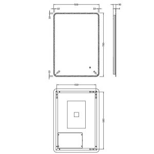 hudson reed ambient bathroom mirror lq